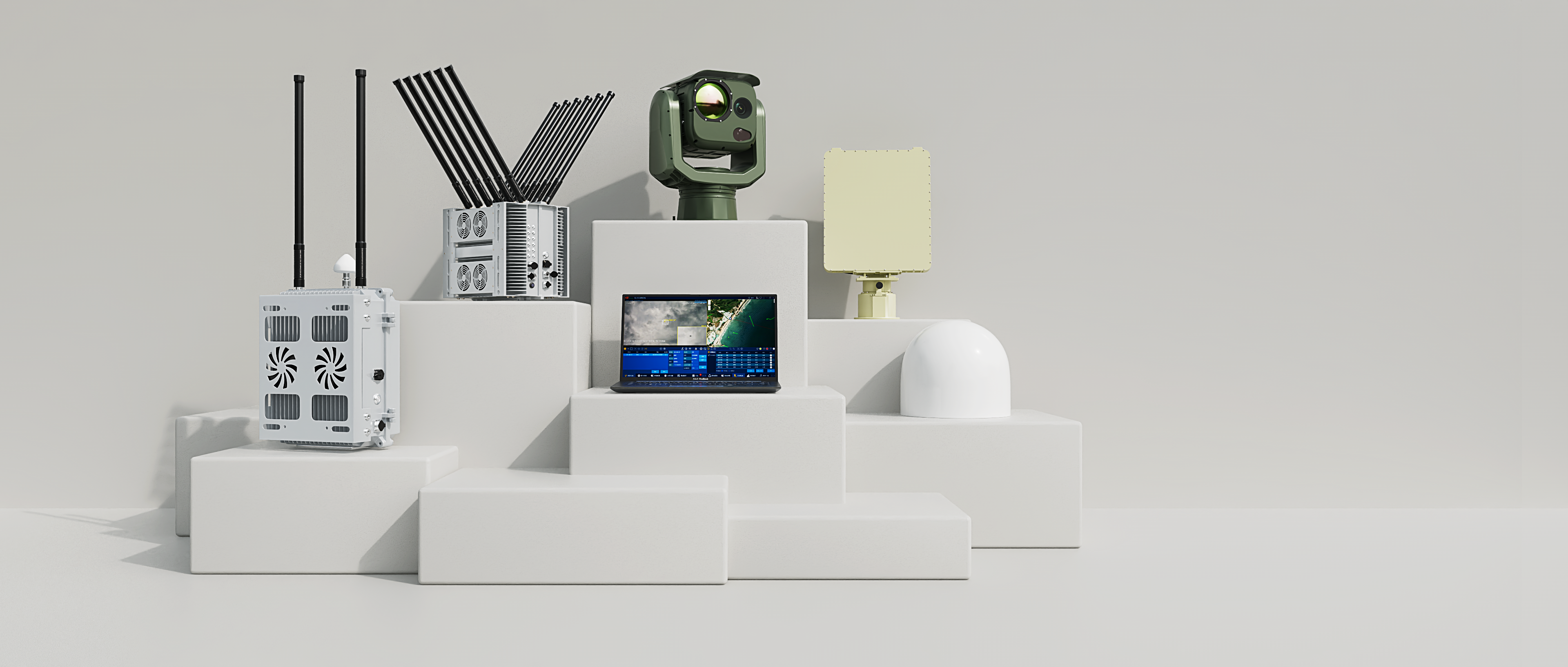 Integrated Fixed Anti-Drone Defense System