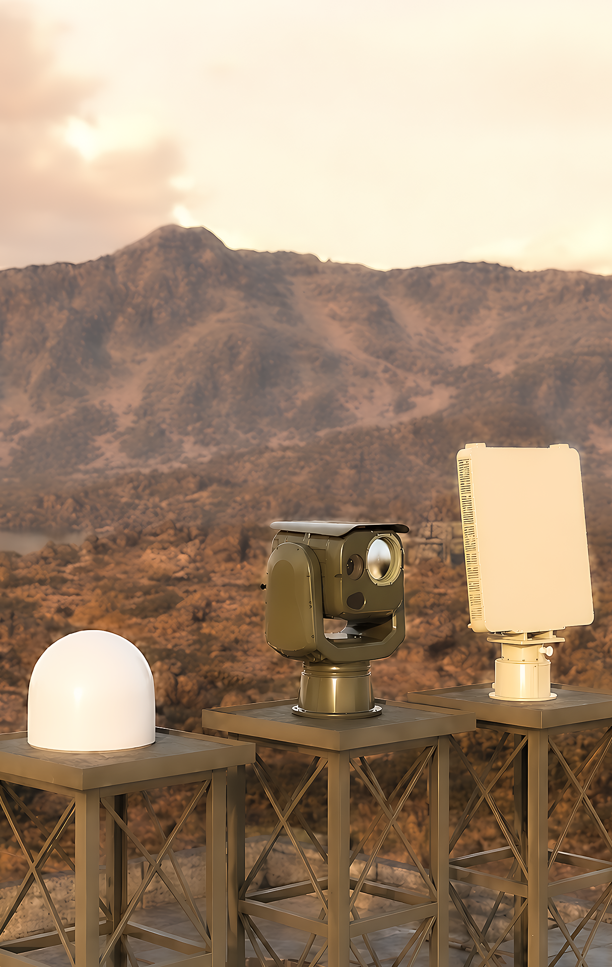 Integrated Fixed Anti-Drone Defense System
