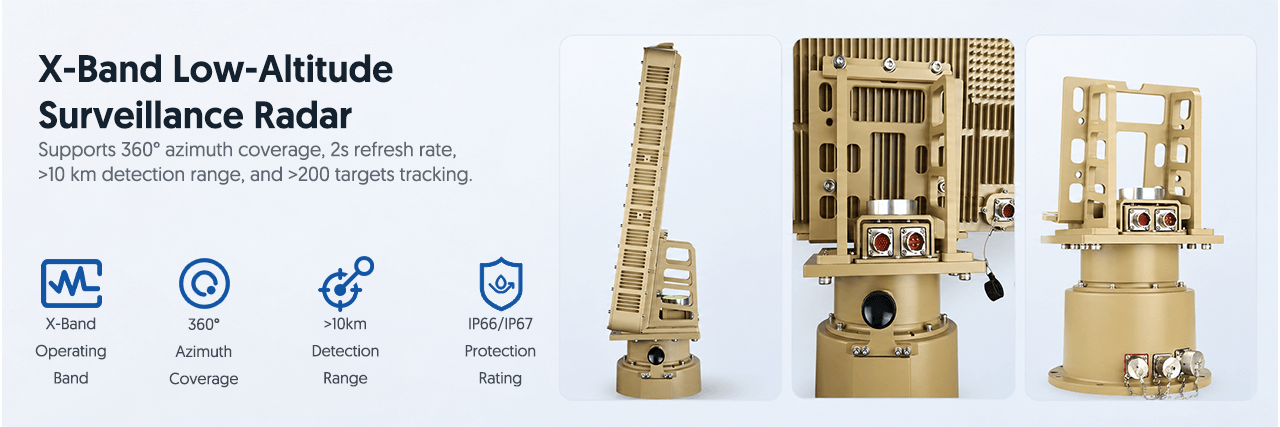 X-Band Low-Altitude Surveillance Radar Product Details