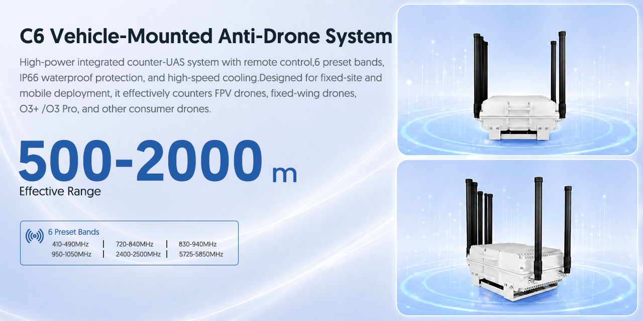 C6 Vehicle-Mounted Anti-Drone System