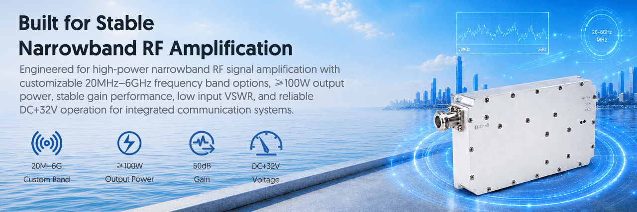 Stable Narrowband RF Amplification