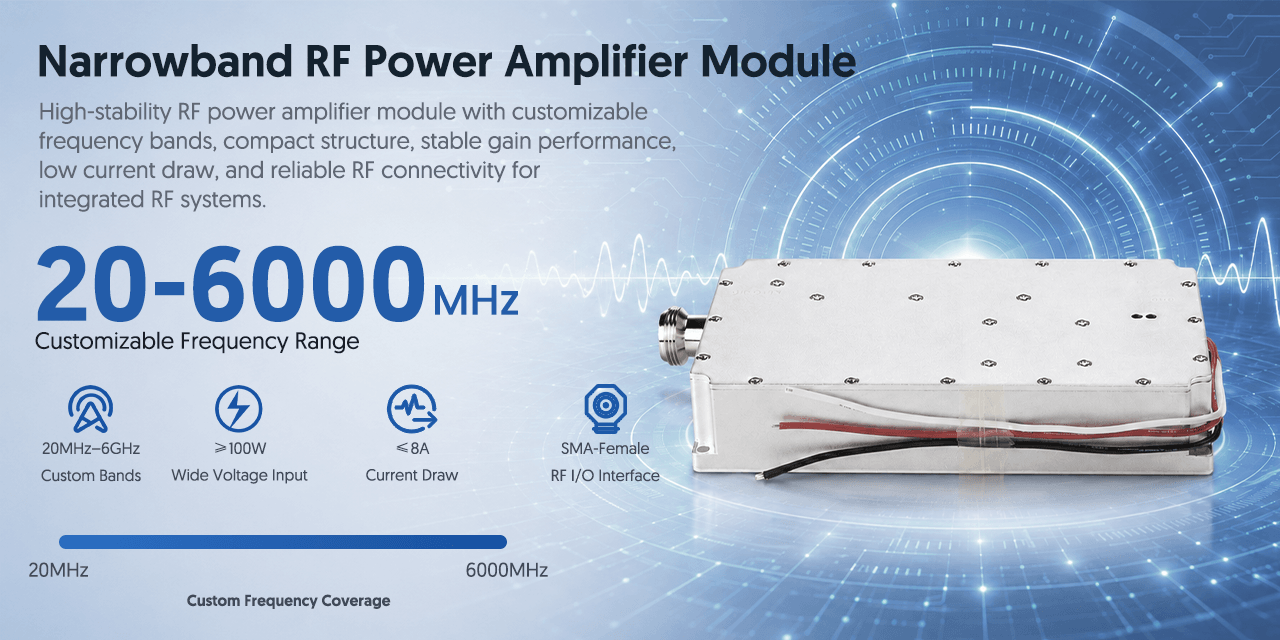 Narrowband RF Power Amplifier Module