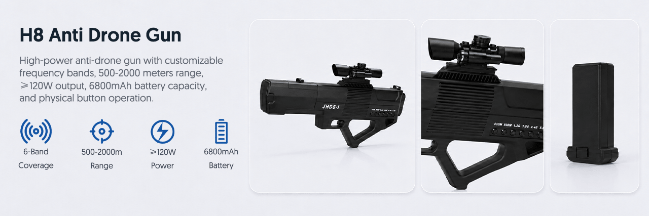 H8 Anti Drone Gun Product Details