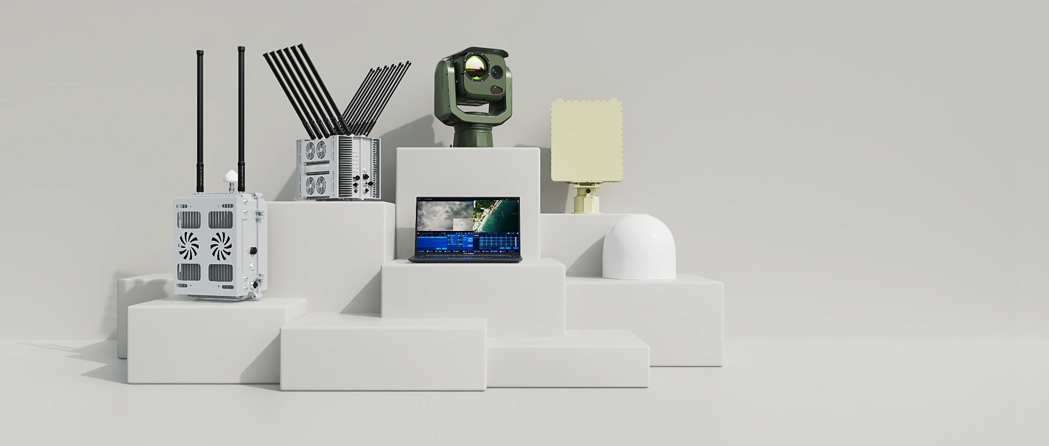 Integrated Fixed Anti-Drone Defense System