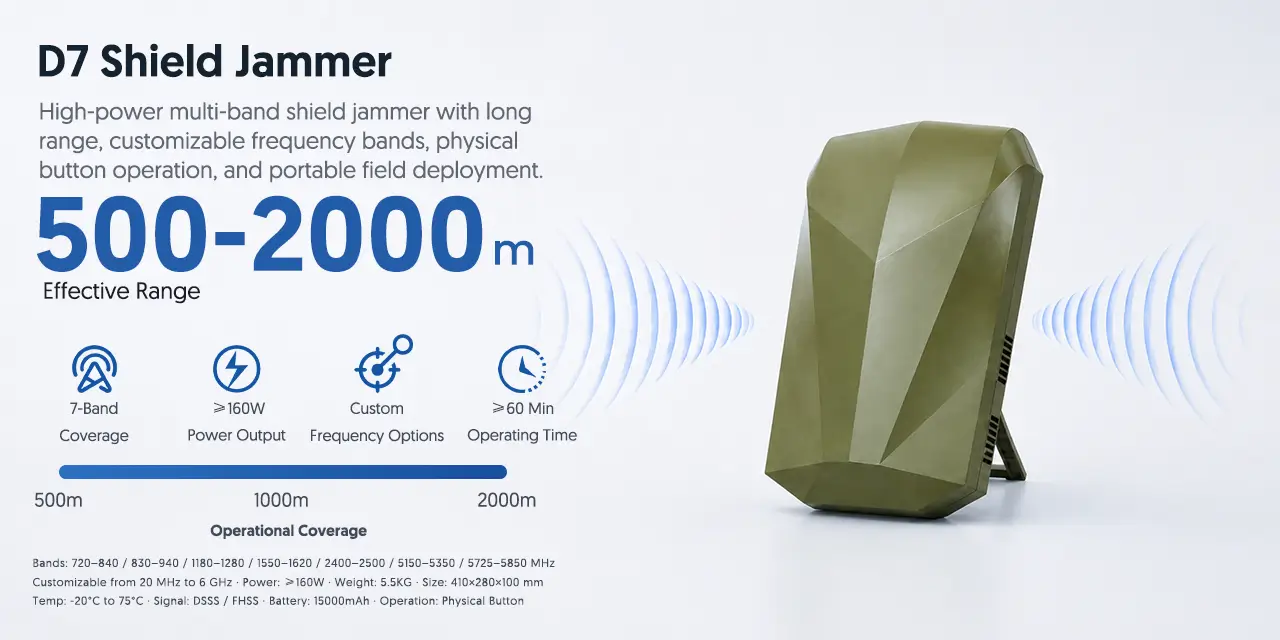 D7 Shield Jammer Operating Coverage