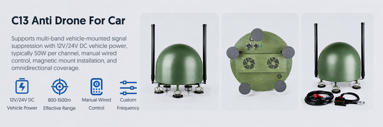 C13 Anti Drone For Car Detail Display