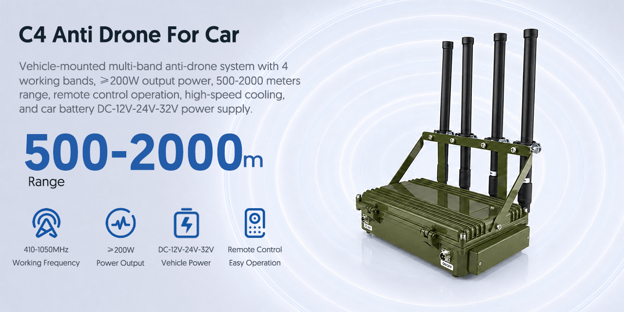 C4 Vehicle Mounted Anti Drone System