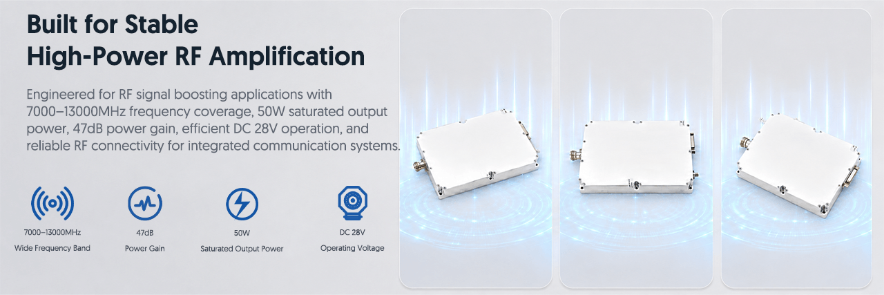 Built for Stable RF Amplification Detail Display