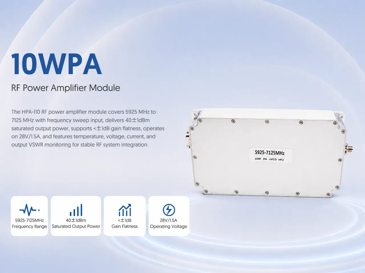 10WPA RF Power Amplifier Module