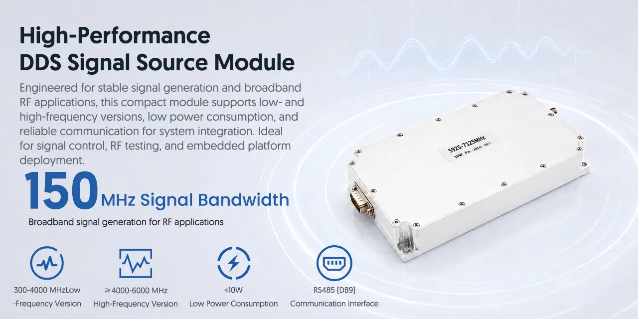 High-Performance DDS Signal Source Module
