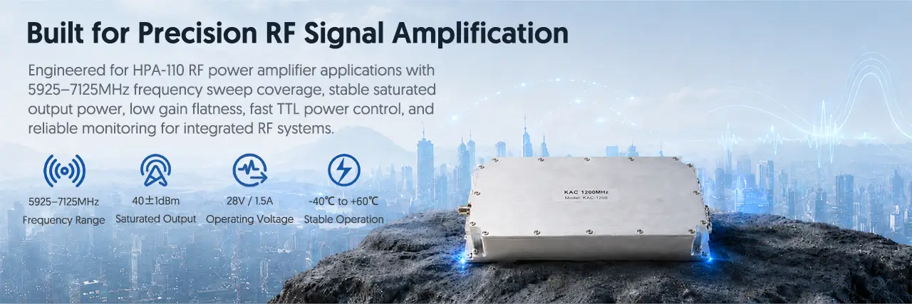 Built for Precision RF Signal Amplification