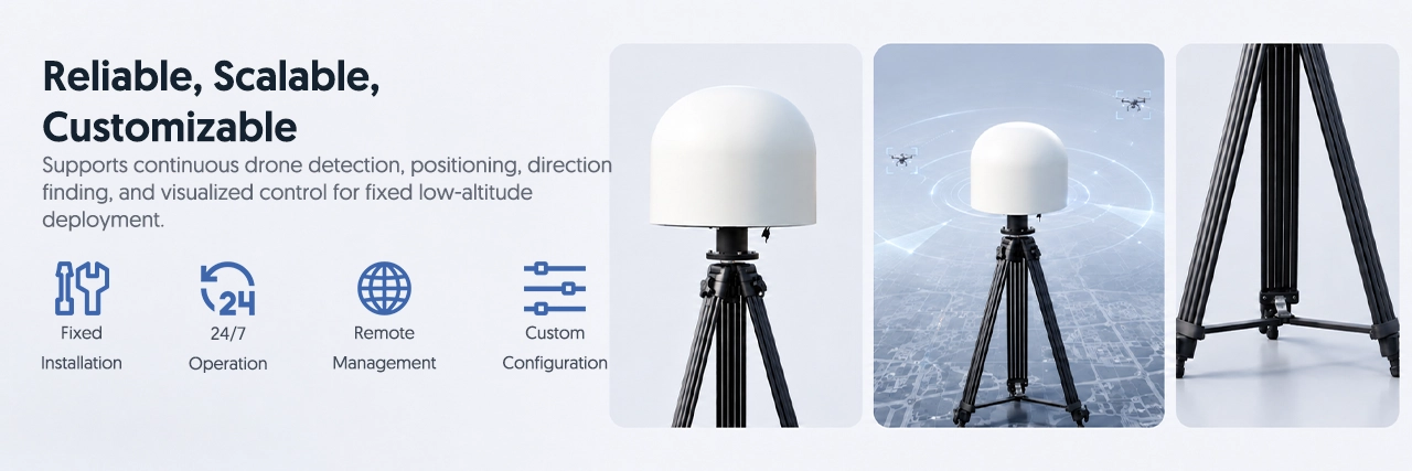 Reliable Scalable Customizable Drone Detection