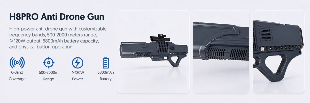 H8PRO Anti Drone Gun Product Details