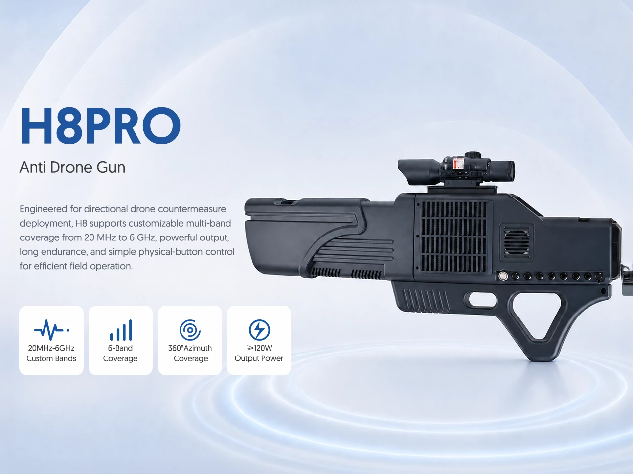 H8PRO Anti Drone Gun